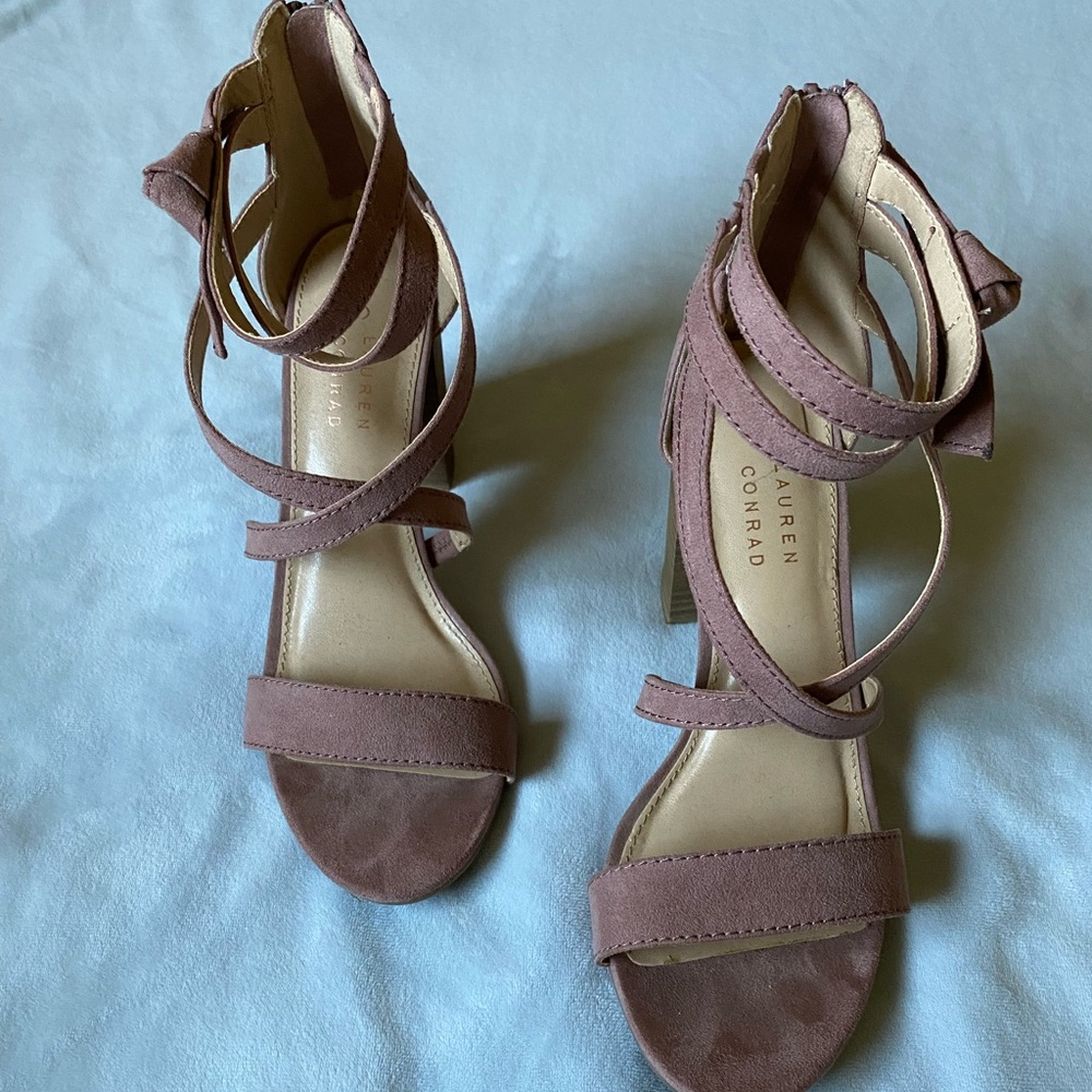LC Heels - Mauve  - Size 8